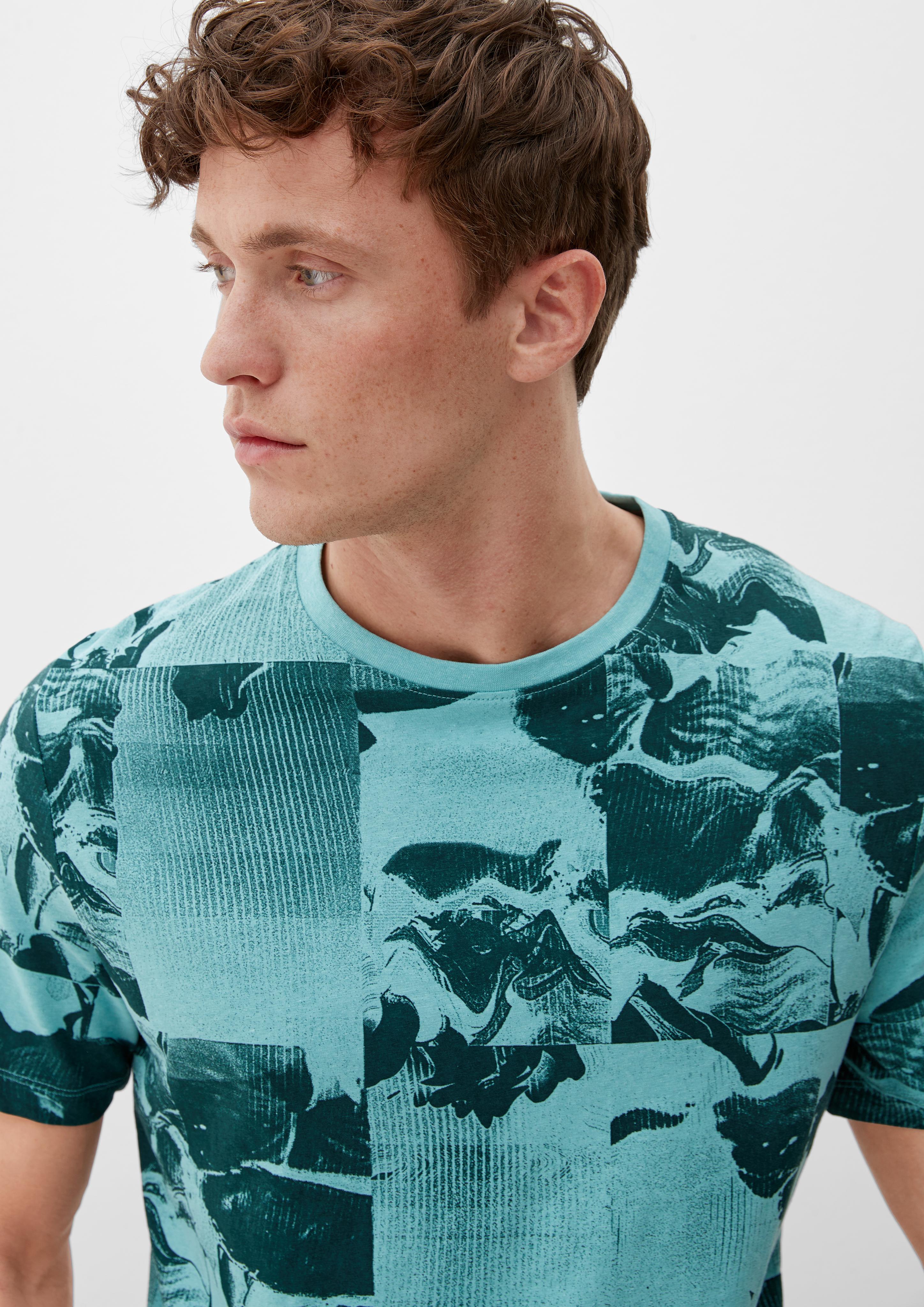 T-Shirt mit Alloverprint  2129839-61A9