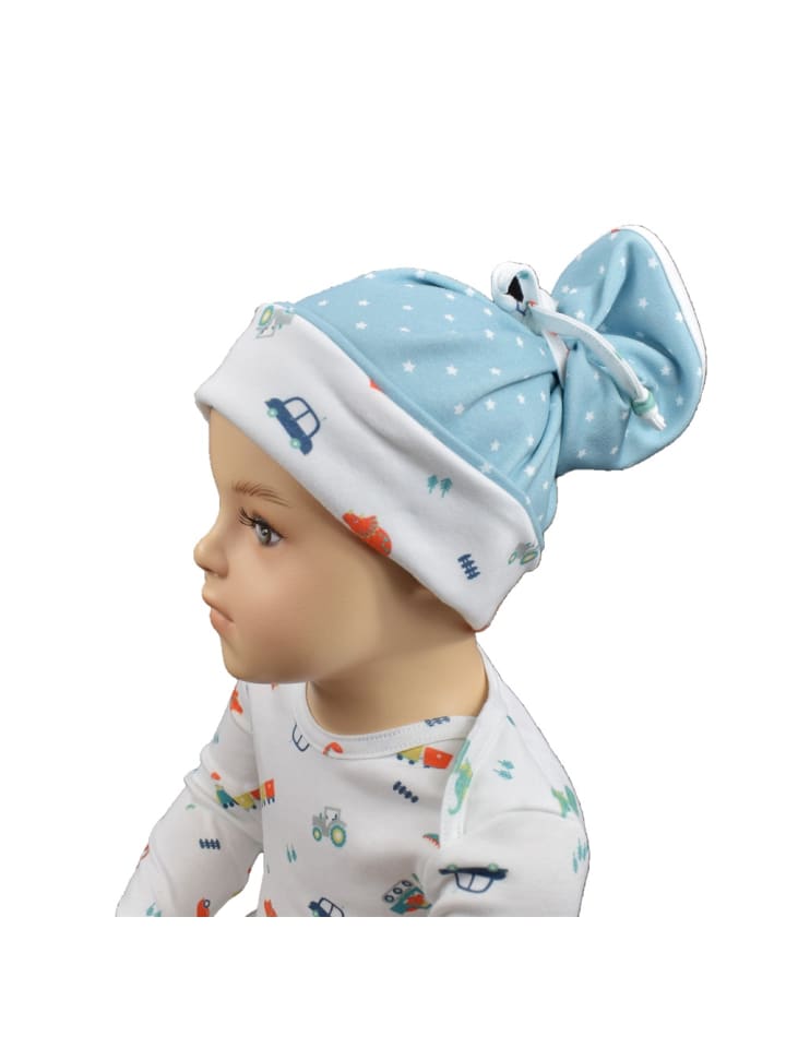 SlumberOrganix Bio Loop 3 in 1: Maske, Mütze, Schal in Blau günstig kaufen