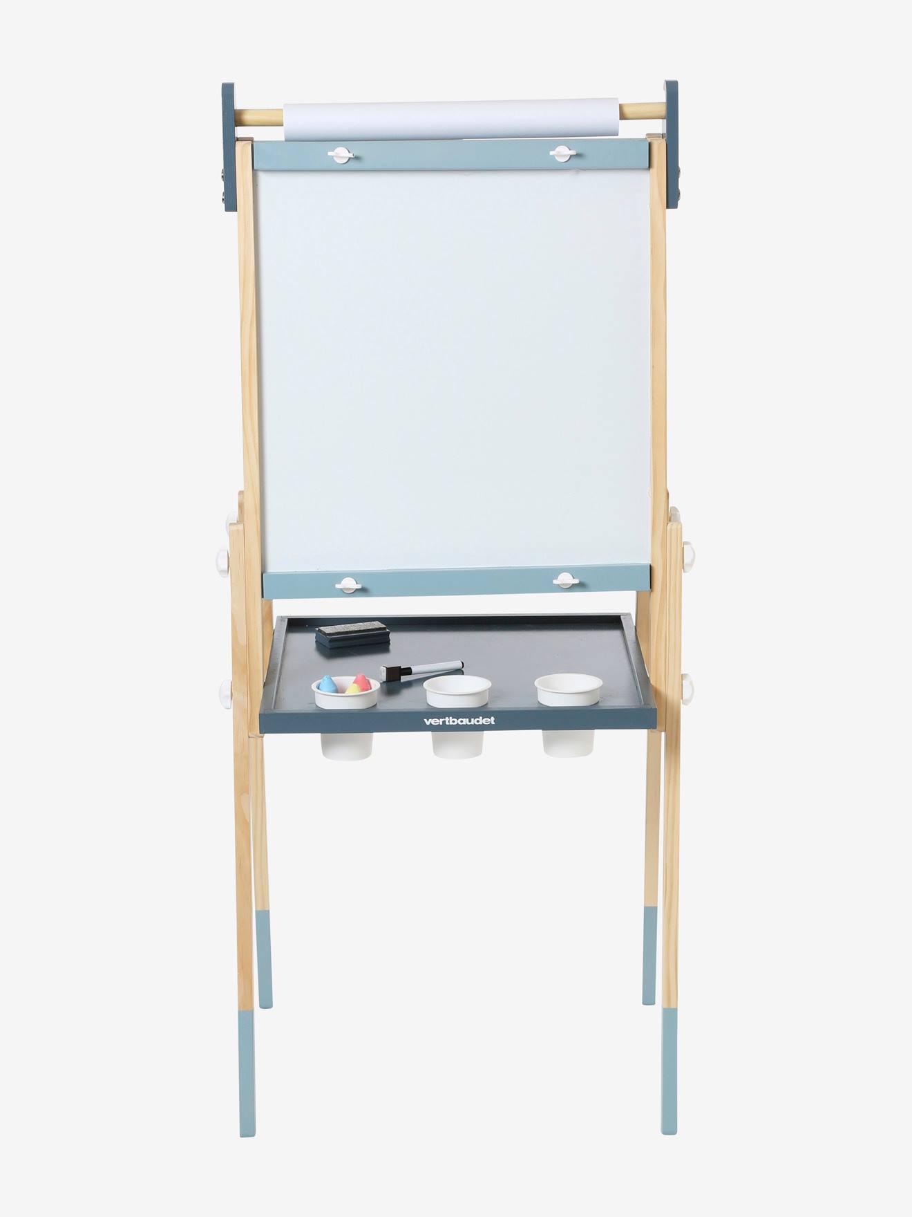Tableau pliable et réglable en hauteur 3 en 1 en bois FSC® rose
