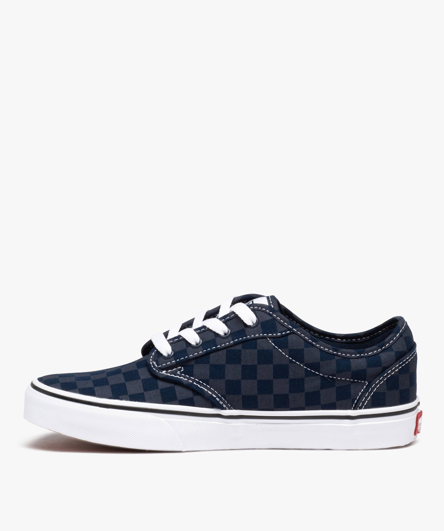 Baskets Garçon en toile à motif damier - Vans marine | GEMO