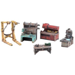 Fallout: Wasteland Warfare - Terrain Serttlement Work Benches (EN)