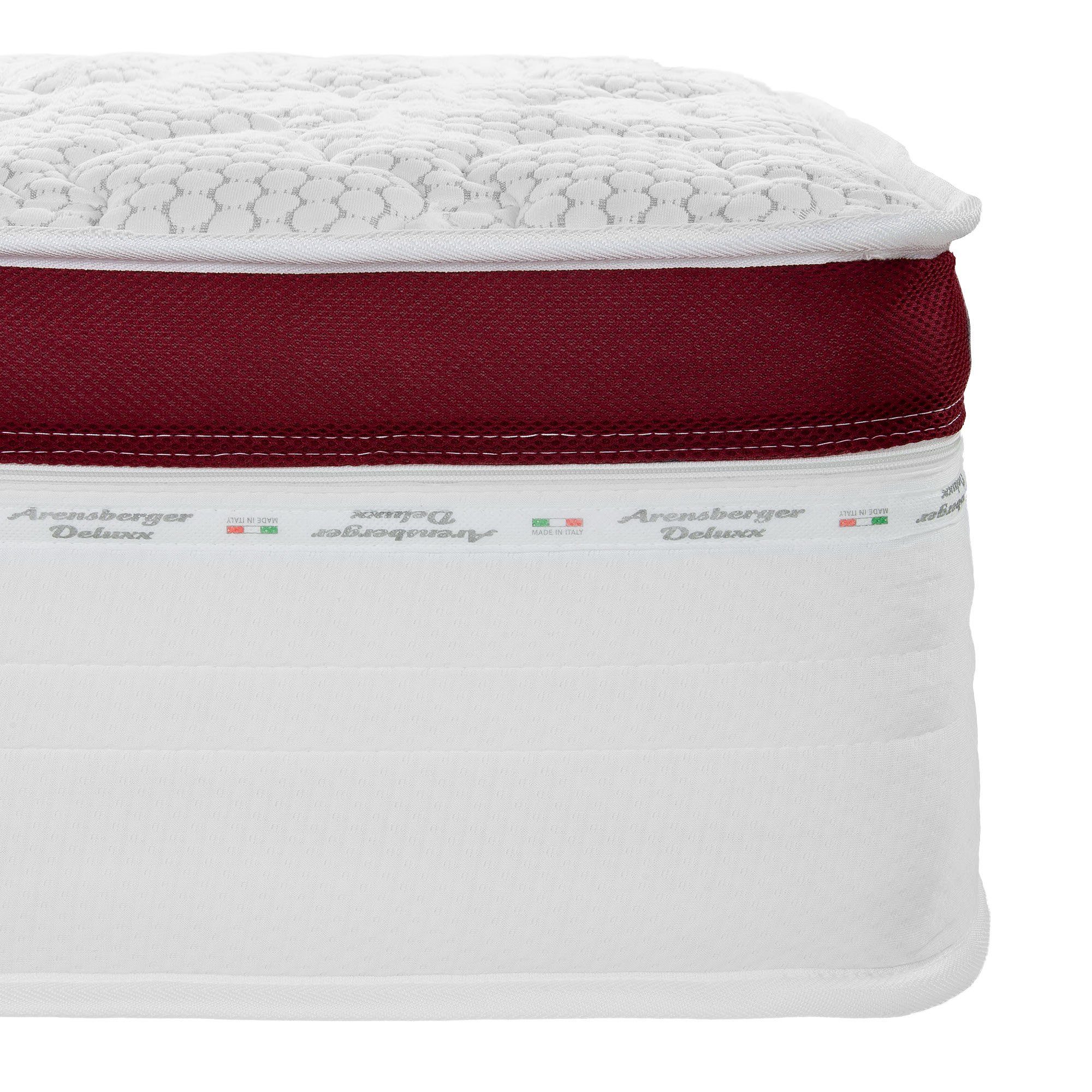 Taschenfederkernmatratze Arensberger Taschen Federkernmatratze mit 3D Memory Schaum DELUXX, Arensberger, 30 cm hoch, (90 x 200 cm), Höhe 30cm, Taschenfederkernmatratze mit Kaltschaum + Memory Schaum