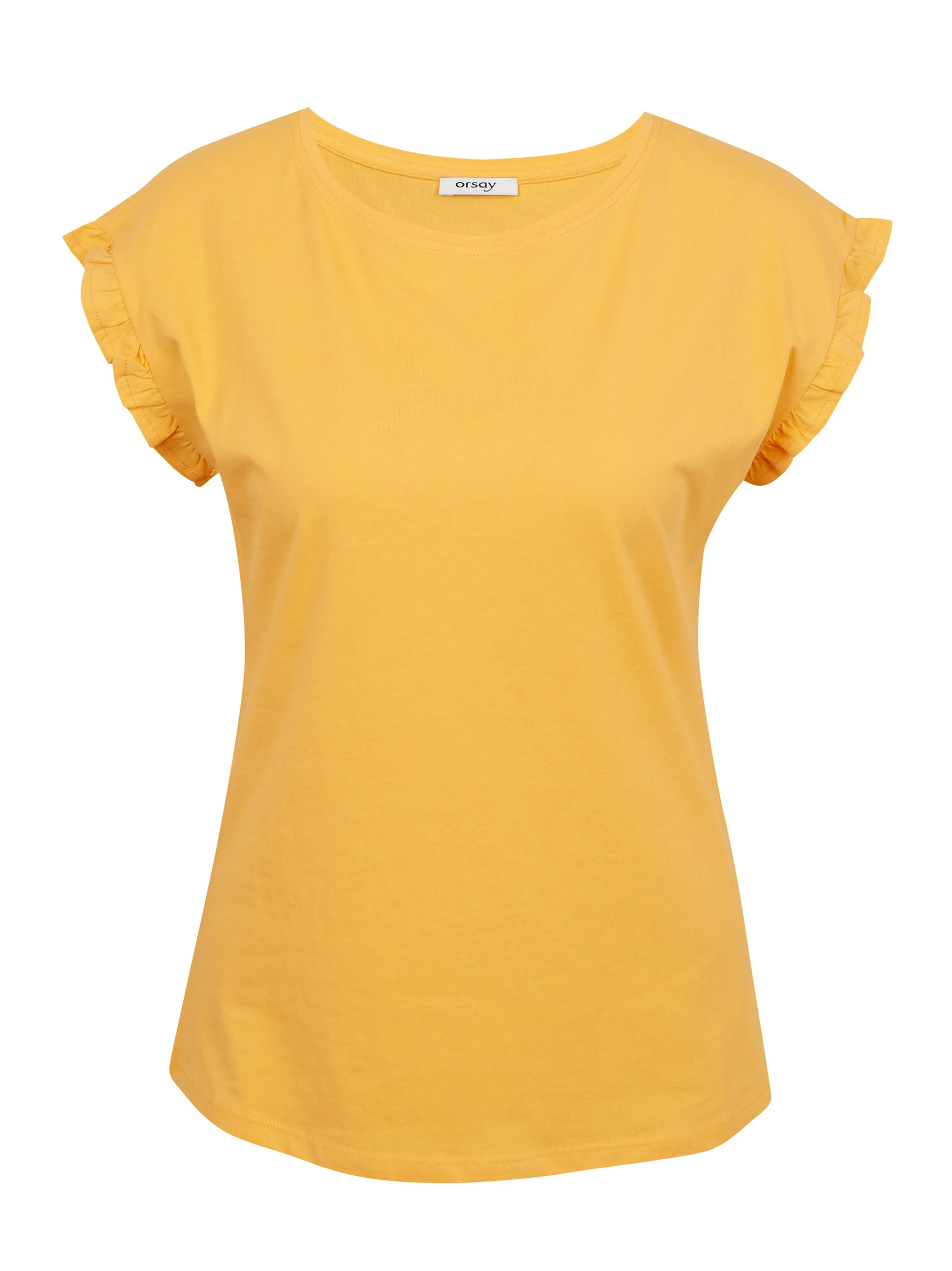 Orangefarbenes Damen-T-Shirt ORSAY