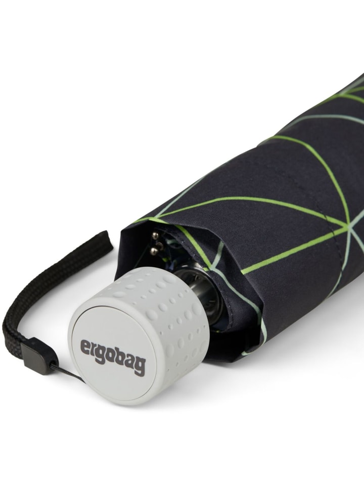 Ergobag Regenschirm CyBär Race in grün günstig kaufen onesize