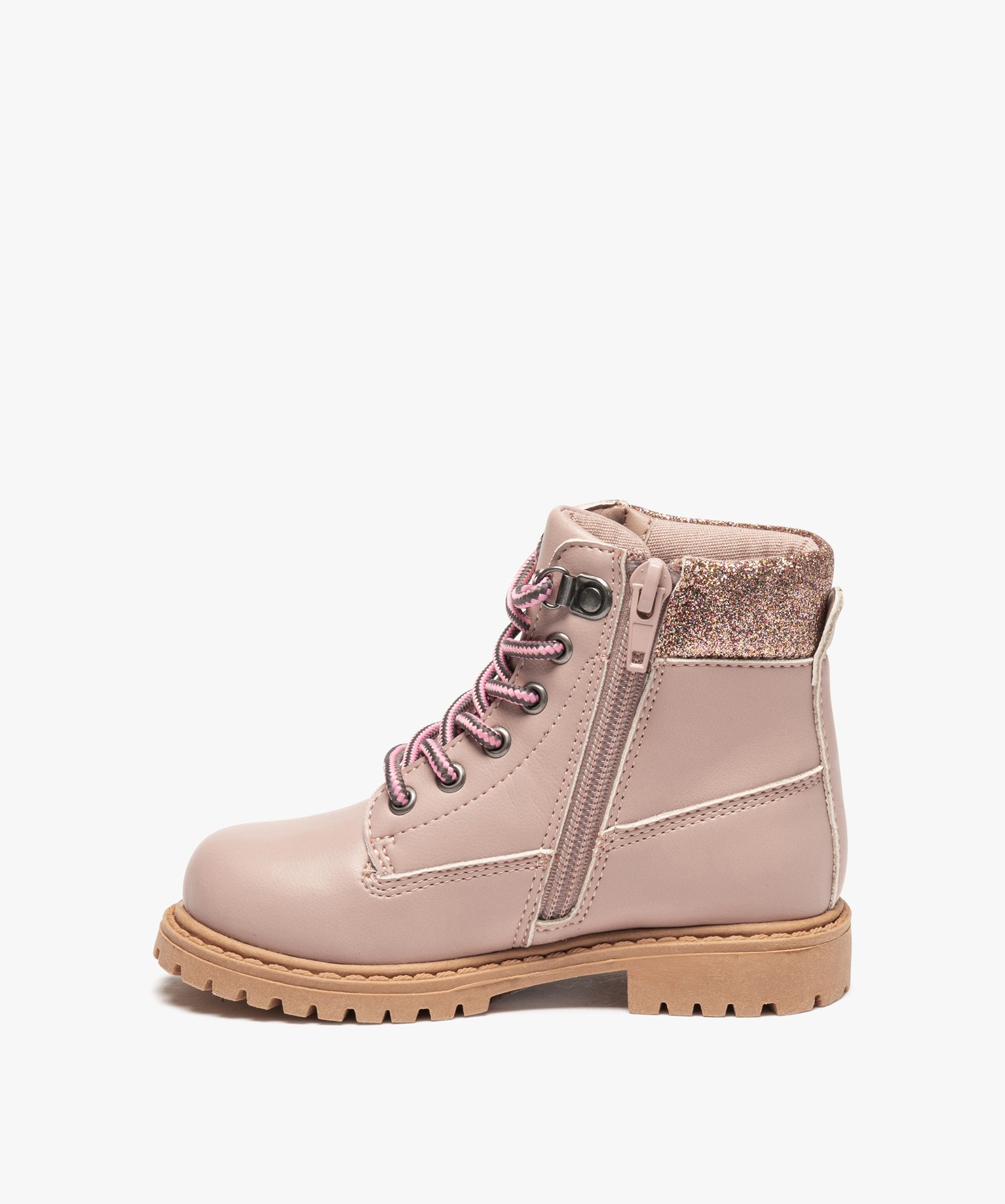 Bottines bébé fille zippées à col rembourré - Les Supaires | GEMO