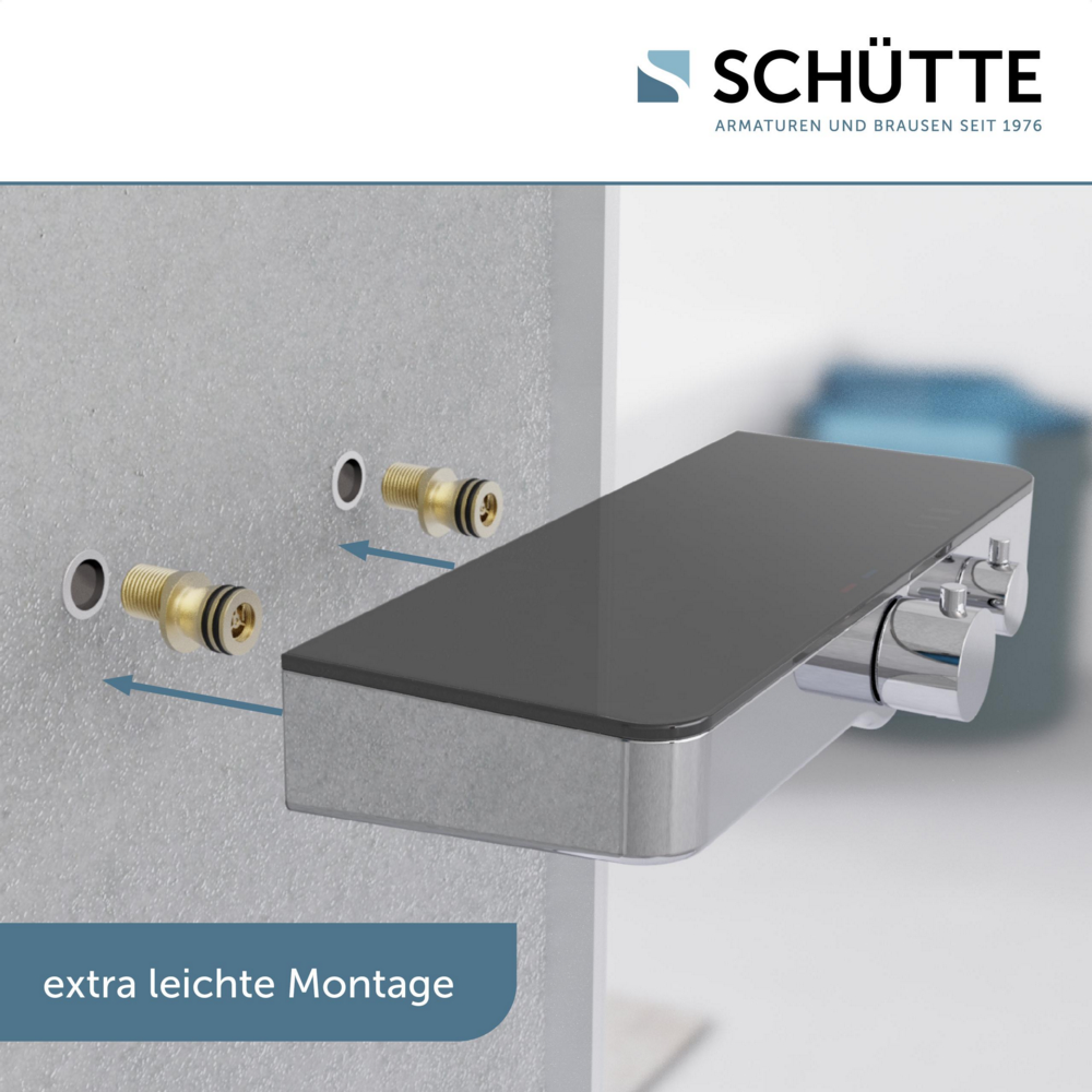 Schütte Thermostat Duscharmatur OCEAN Chrom/Anthrazit