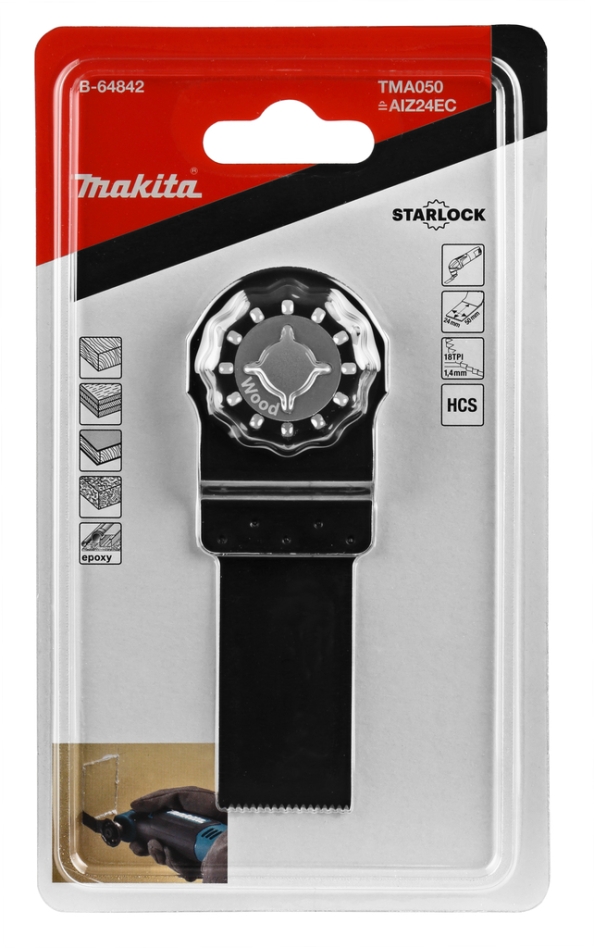 Makita Zubehör B-64842 Tauchsägeblatt 24 mm Holz