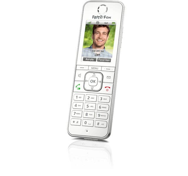 AVM DECT VoIP Telefon FRITZ!Fon C6 Weiß Schnurlos