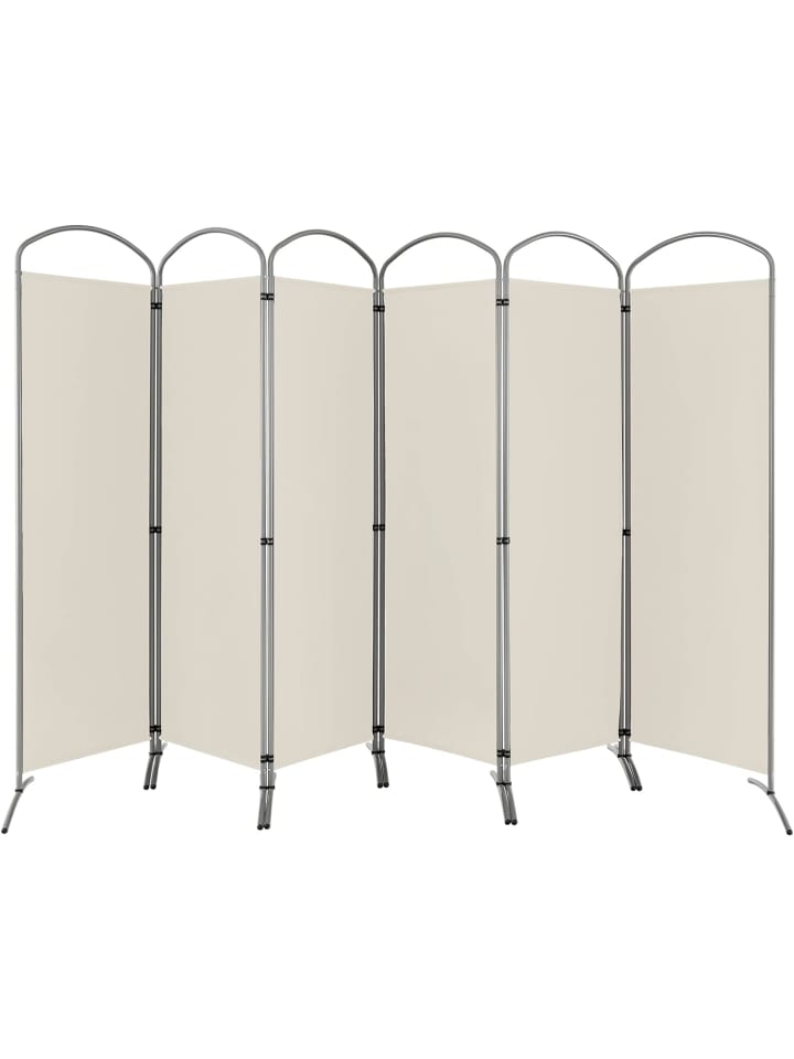 COSTWAY Raumteiler 6 tlg. 188cm in Beige günstig kaufen onesize