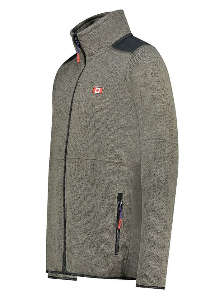 Canadian Peak Fleecejacke in Grau günstig kaufen