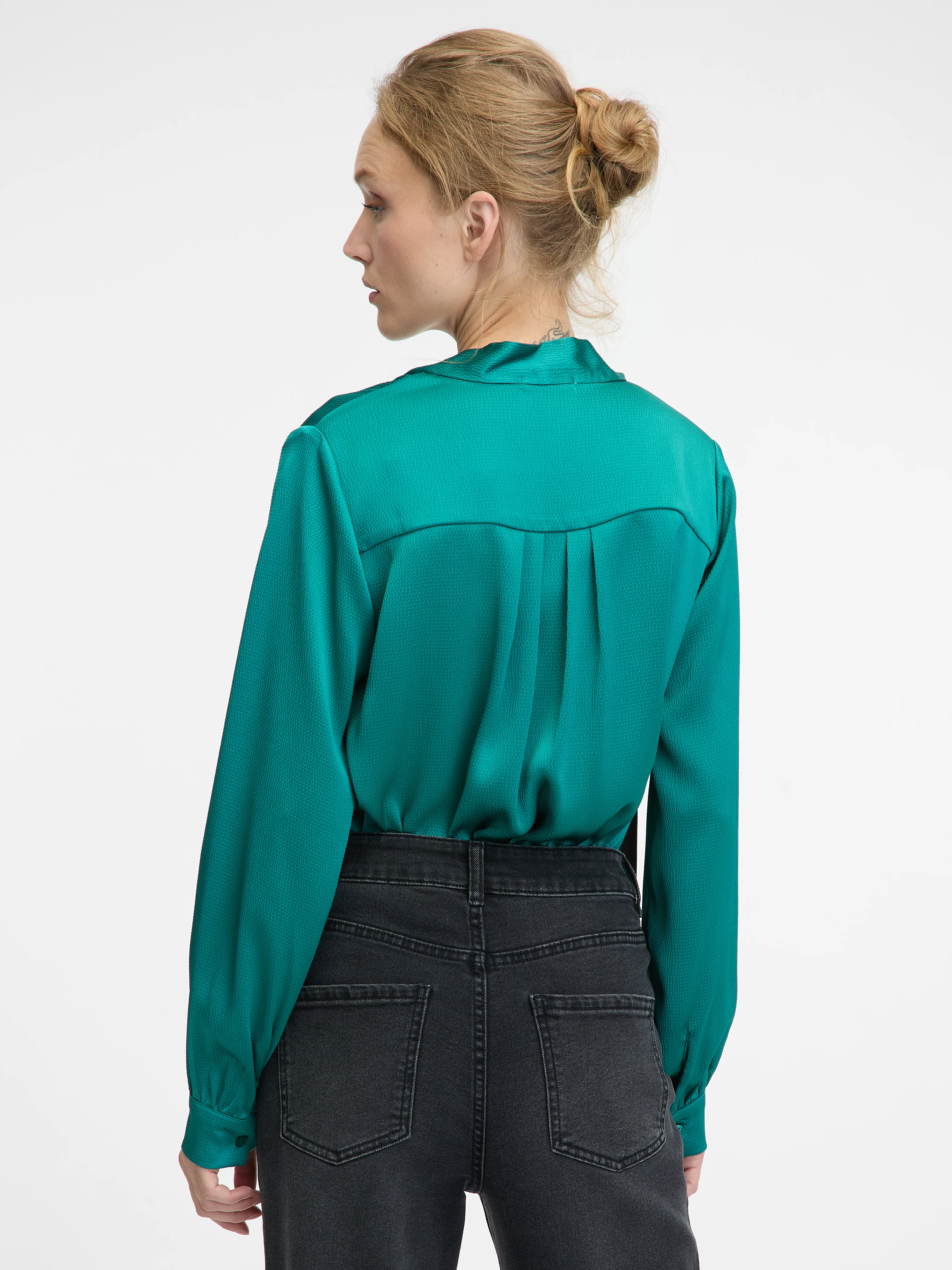 Grüne Damen-Bluse ORSAY