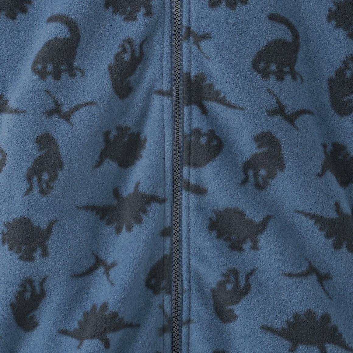 Jungen Fleecejacke mit Dino-Motiv