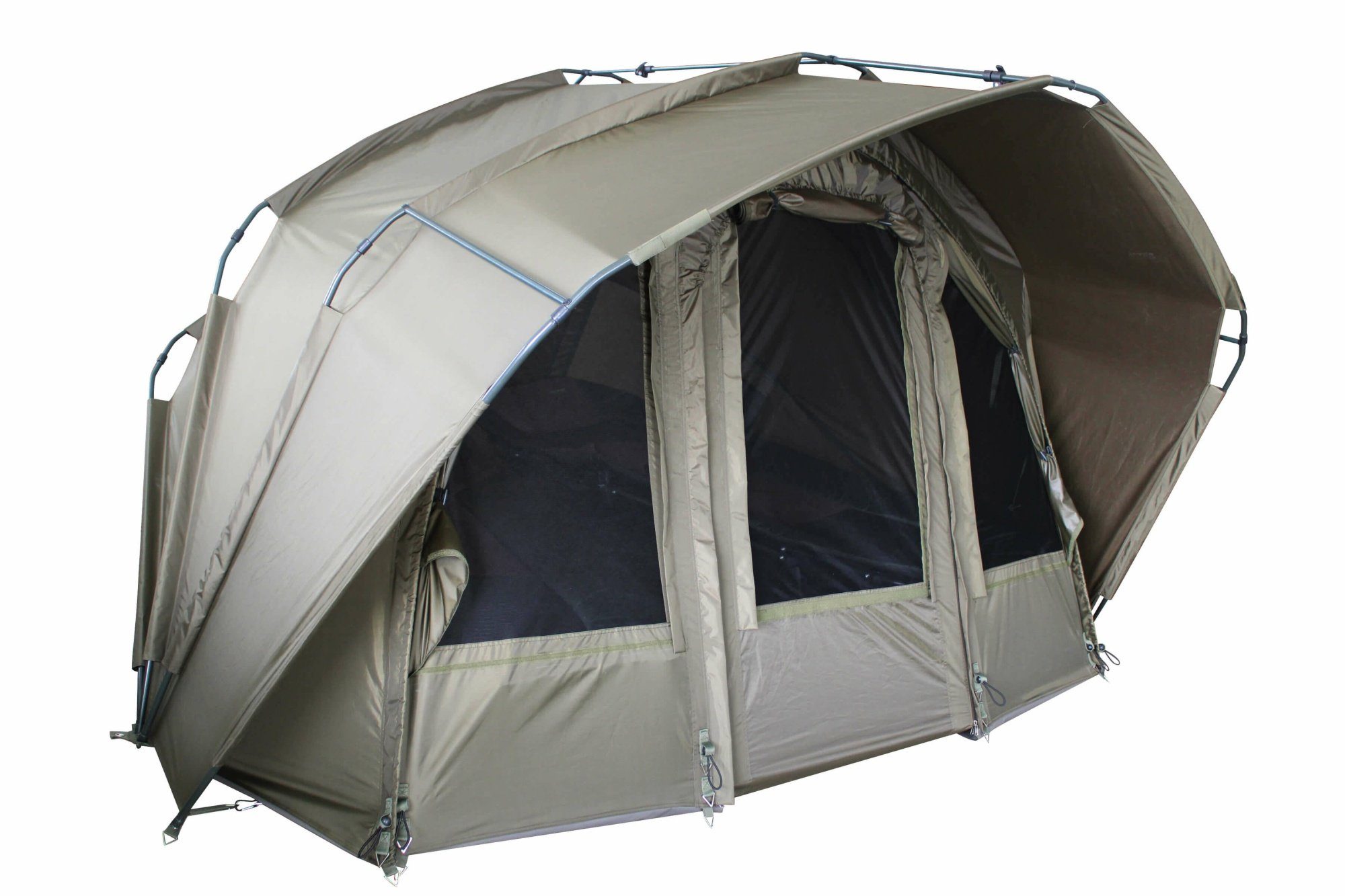 MK Angelsport Angelzelt 2 Mann Angelzelt + Bedchair + Carpchair