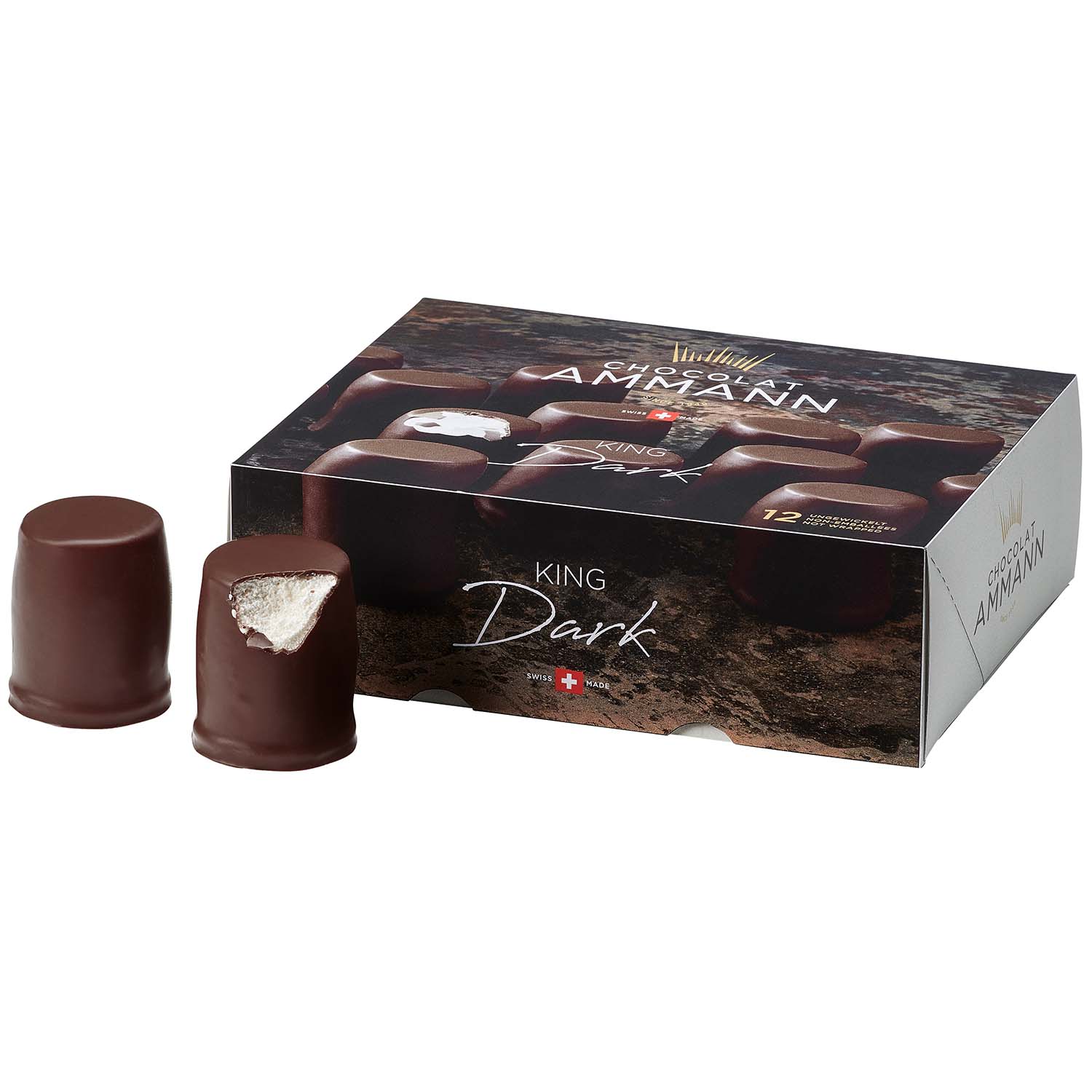 Chocolat Ammann King Dark 12er