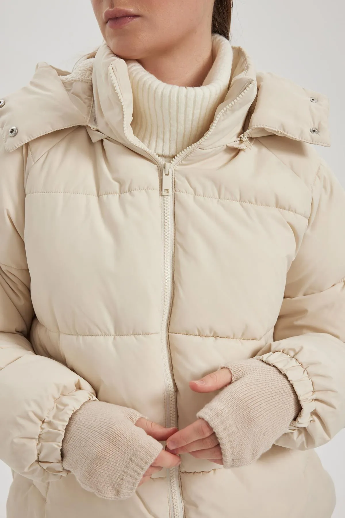 DeFacto  Handschuhe - Beige - Unifarben