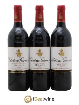 Château Giscours 3ème Grand Cru Classé  2015 - Lot de 3 Bouteilles