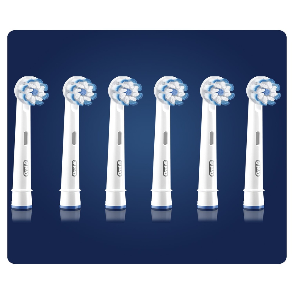 oral-b Oral-B Sensitive Clean Brossette, 6 Brossettes De Rechange