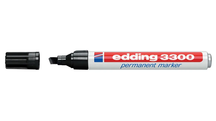edding Permanentmarker 3300 schwarz