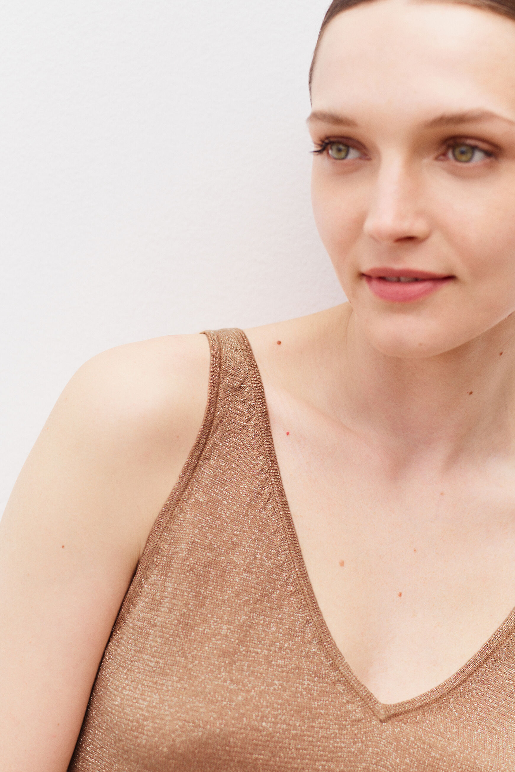 top nolwenn camel femme