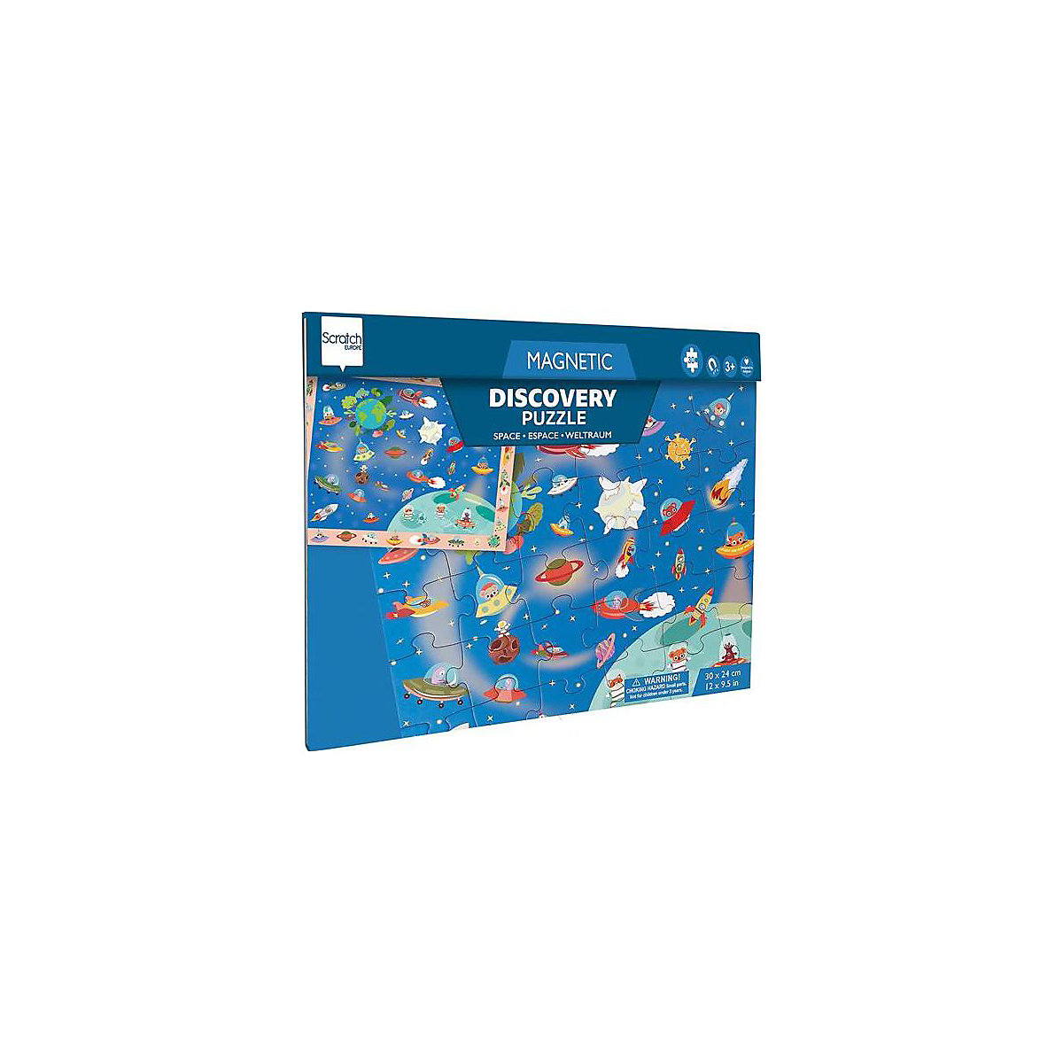 Magnetpuzzle Weltraum gross