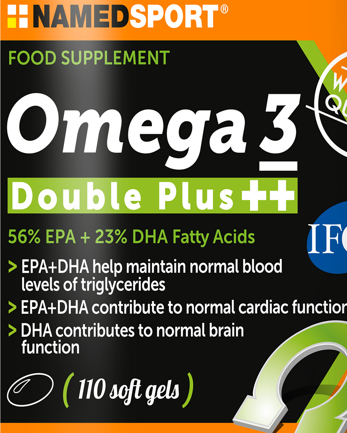 Energetico Named Sport Omega 3 Double Plus +110 Softgel SP344