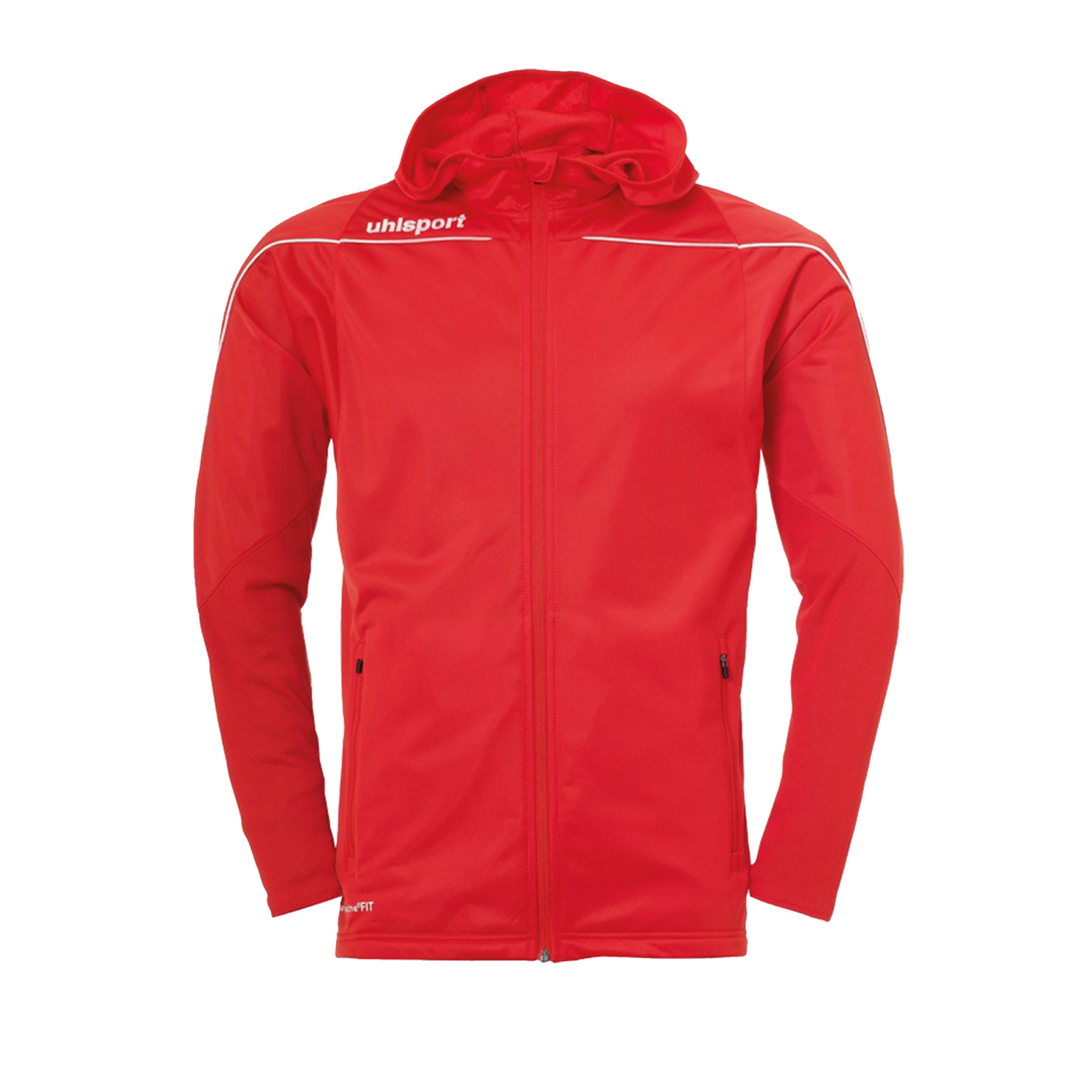 Uhlsport Stream 22 Kapuzenjacke Kids Rot F04