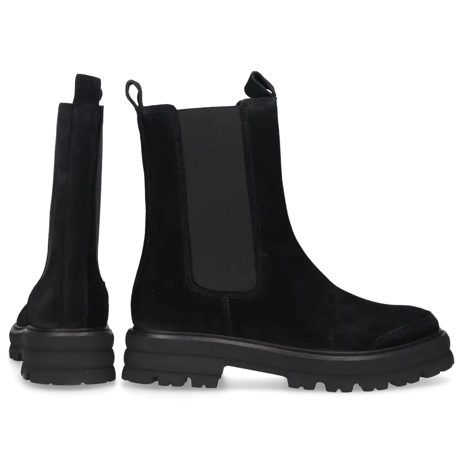 305 SOBE - Chelsea Boots EMIRATES Veloursleder - schwarz