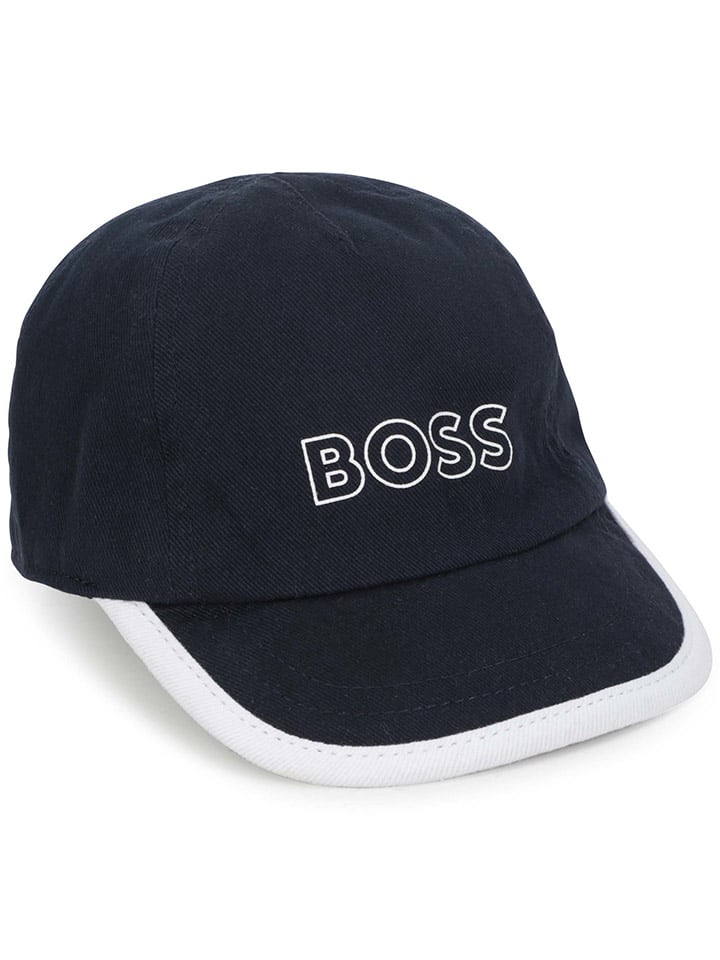 Hugo Boss Kids Cap in Dunkelblau/ Weiß günstig kaufen