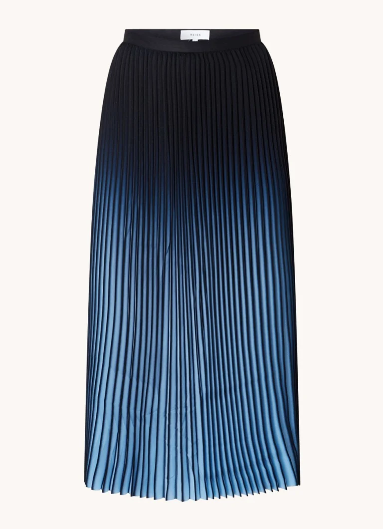Plisovaná ombré midi sukně Reiss Marlie