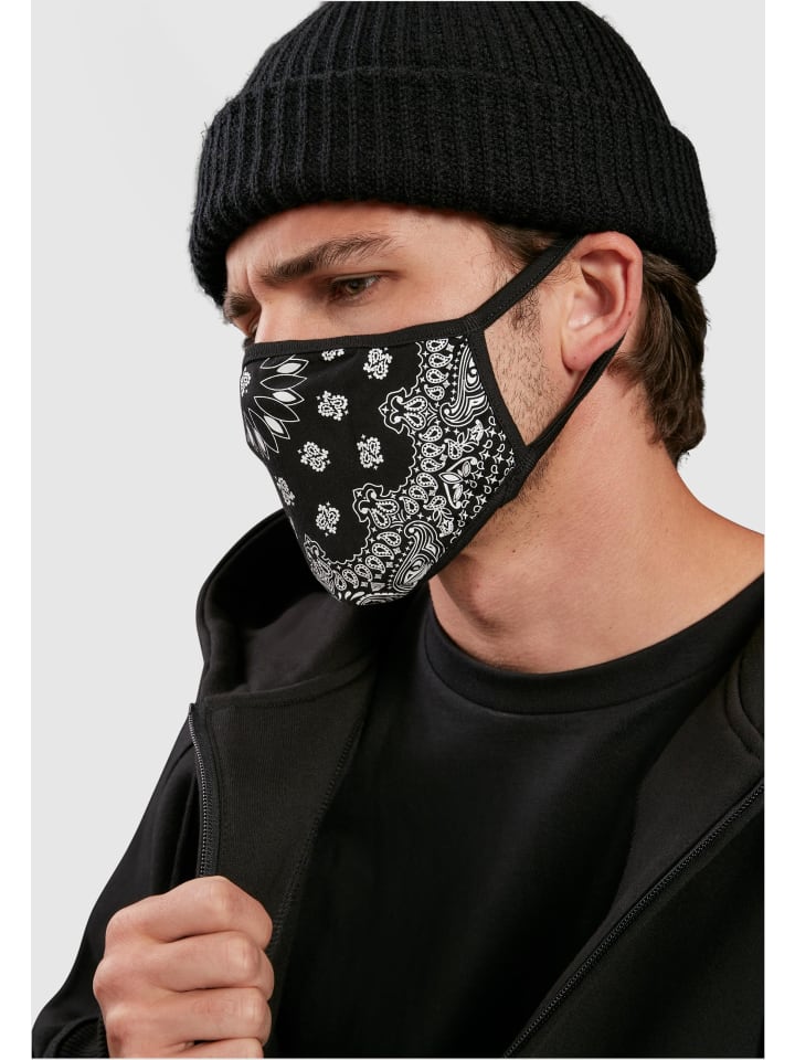 Mister Tee Mister Tee Gesichtsmasken in black/white günstig kaufen onesize