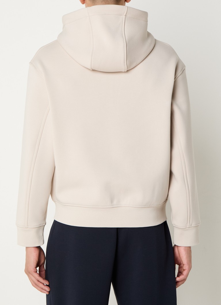 Emporio Armani Sweat jacket in lyocell blend with logo