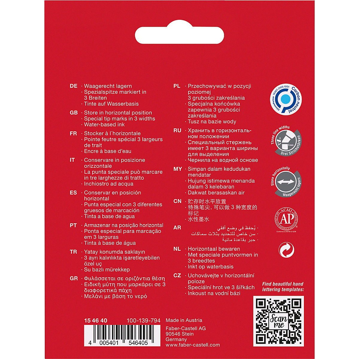 Textmarker Metallic, 4 Farben