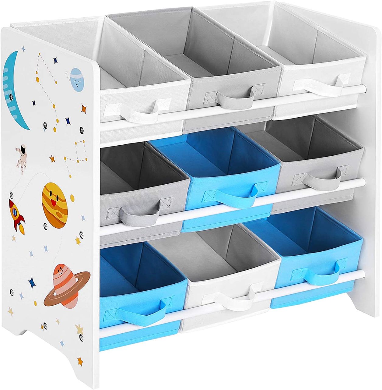 Songmics Kinderbuchhandel, 62.5x29.5x60.0cm, Weiß