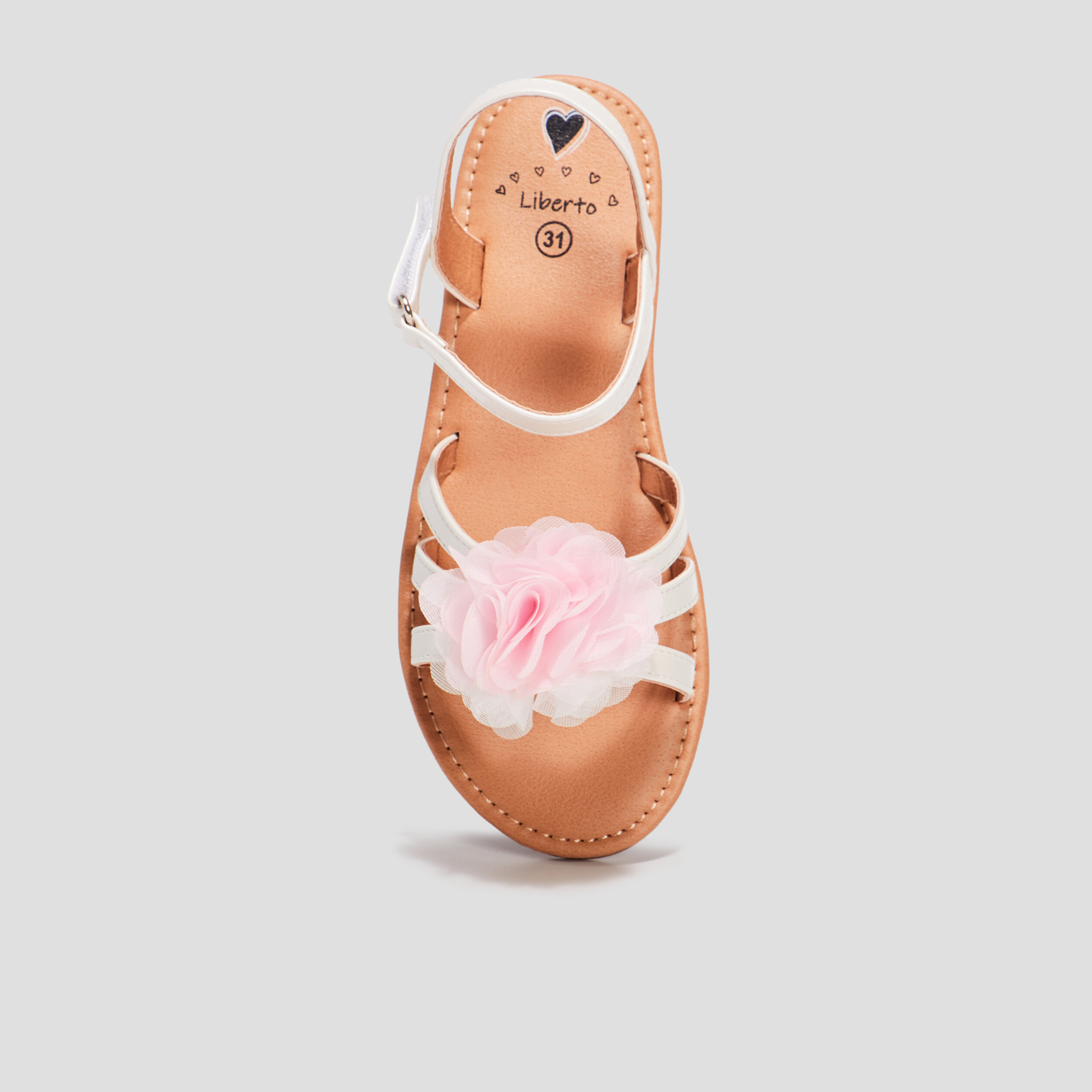 Sandales Liberto blanc fille | La Halle