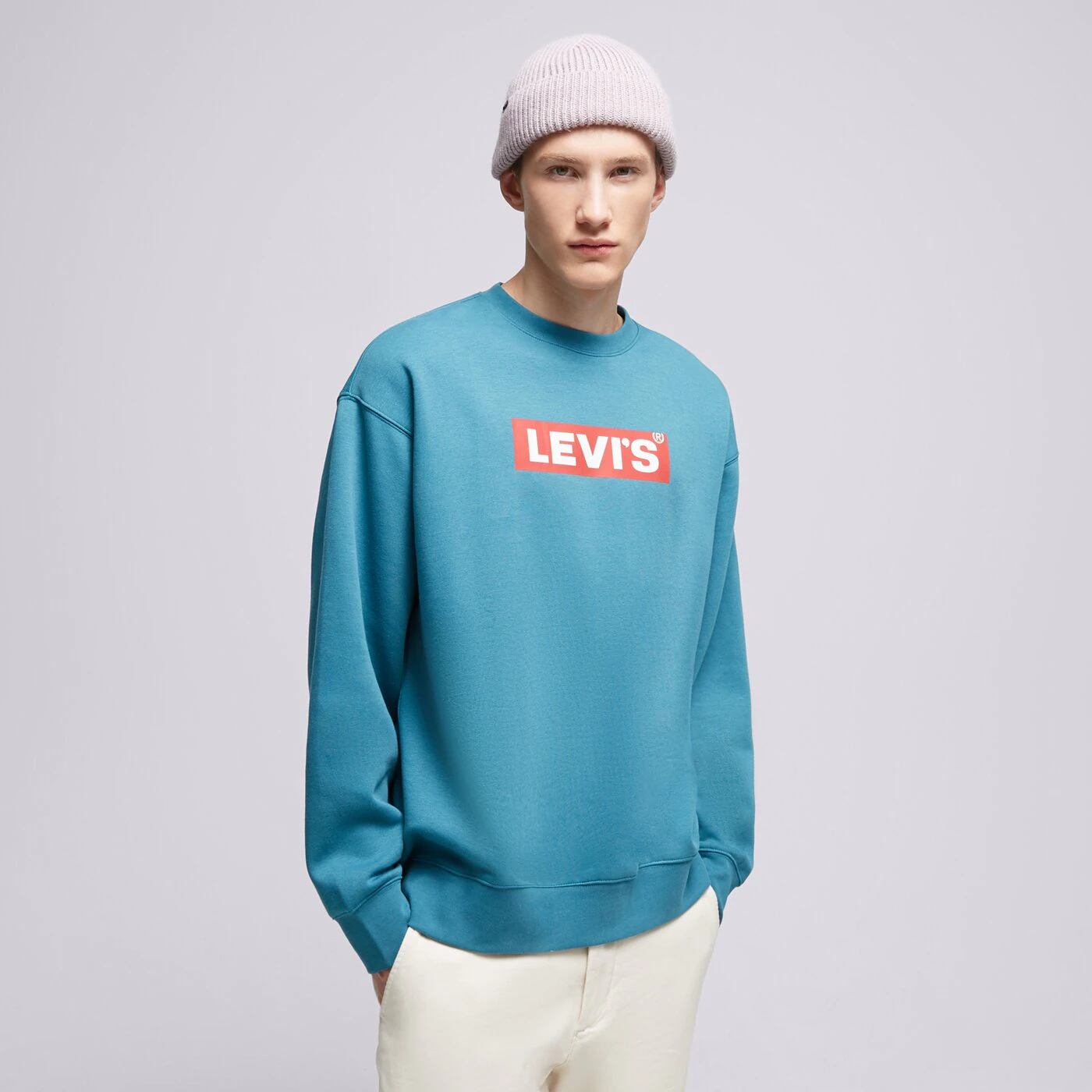LEVI'S SWEATSHIRT RELAXD GRAPHIC CREW BLUES Blau
