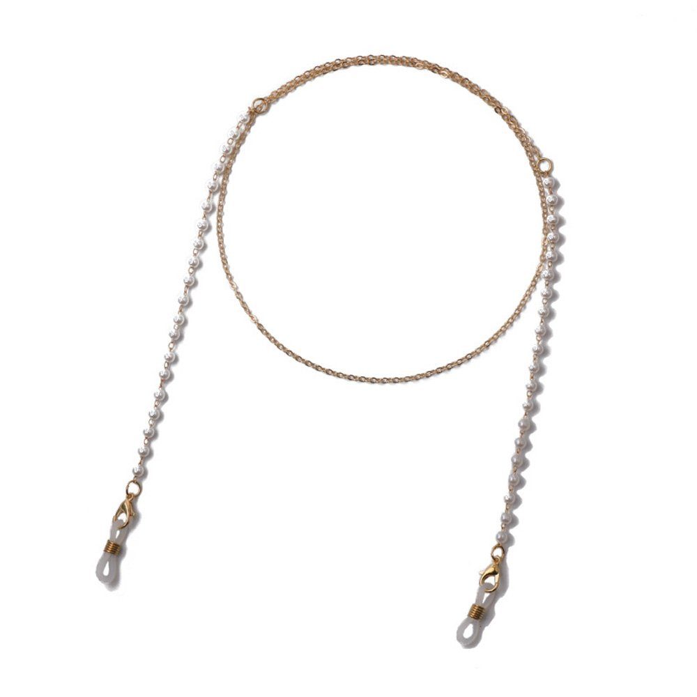 Tian Dee Brillenkette Einfache Perlen Sonnenbrillenkette Kette Brillenkette Brillen Zubehör