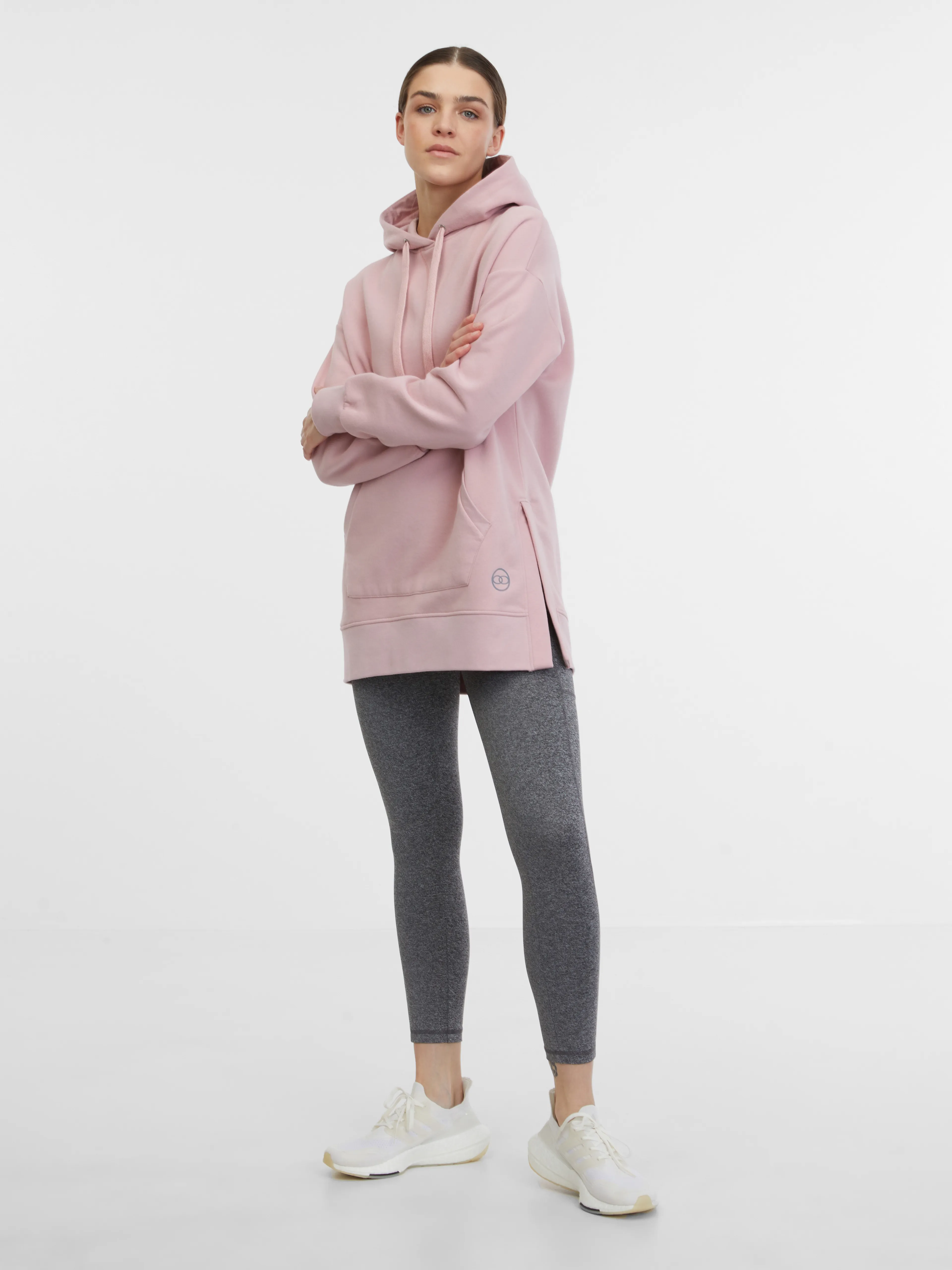 Hellrosa Damen-Kapuzen-Sweatshirt ORSAY