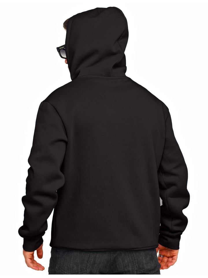 DAILY COTTON Kapuzenpullover - DCTALGAR Oversize Hoodie Sweatshirt in Black günstig kaufen