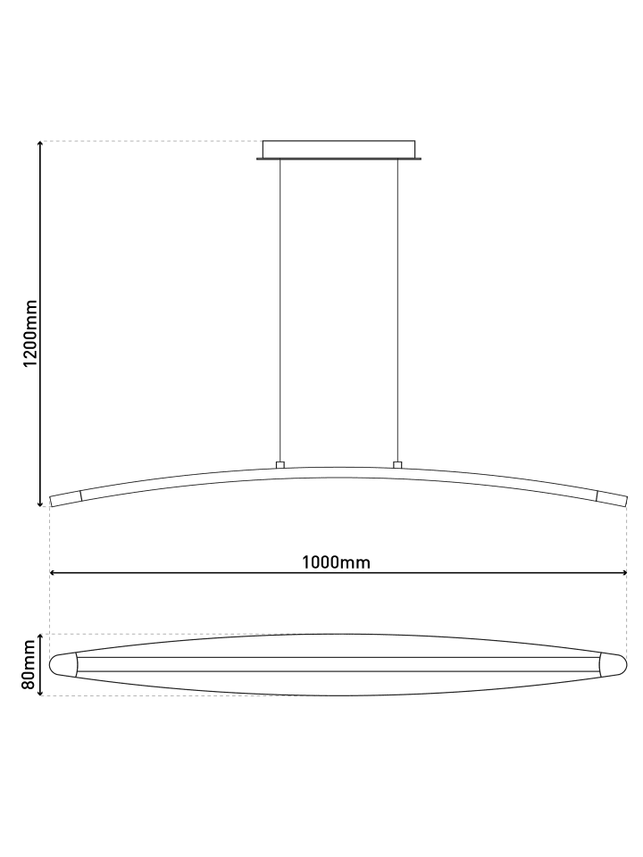 näve LED Pendelleuchte 