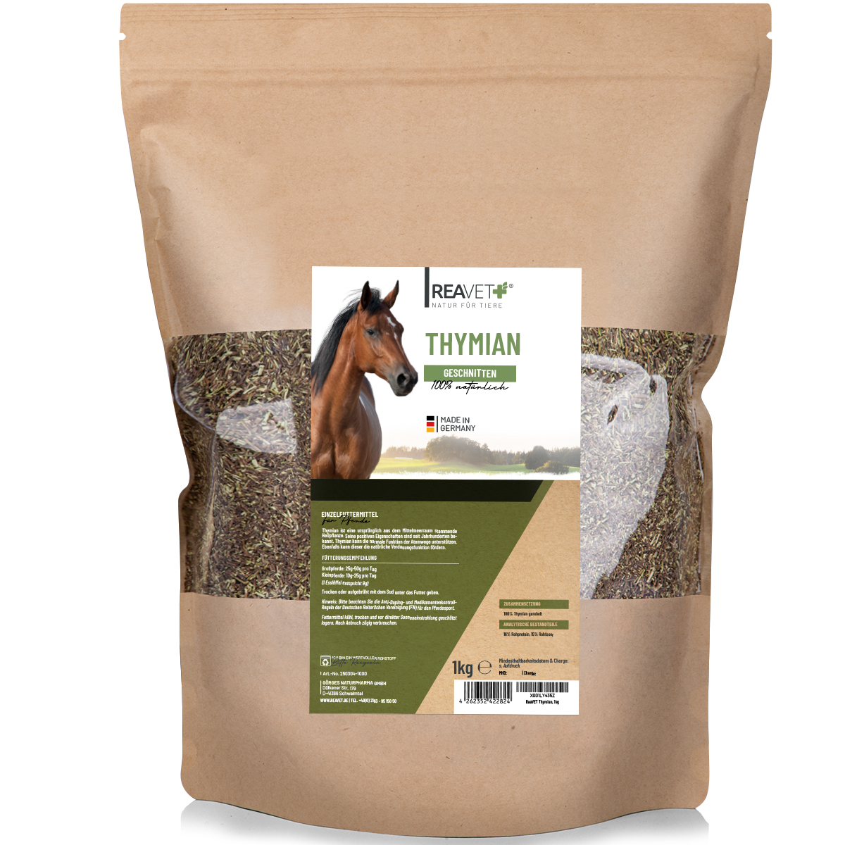 REAVET Zubehör REAVET Thymian gerebelt 1kg
