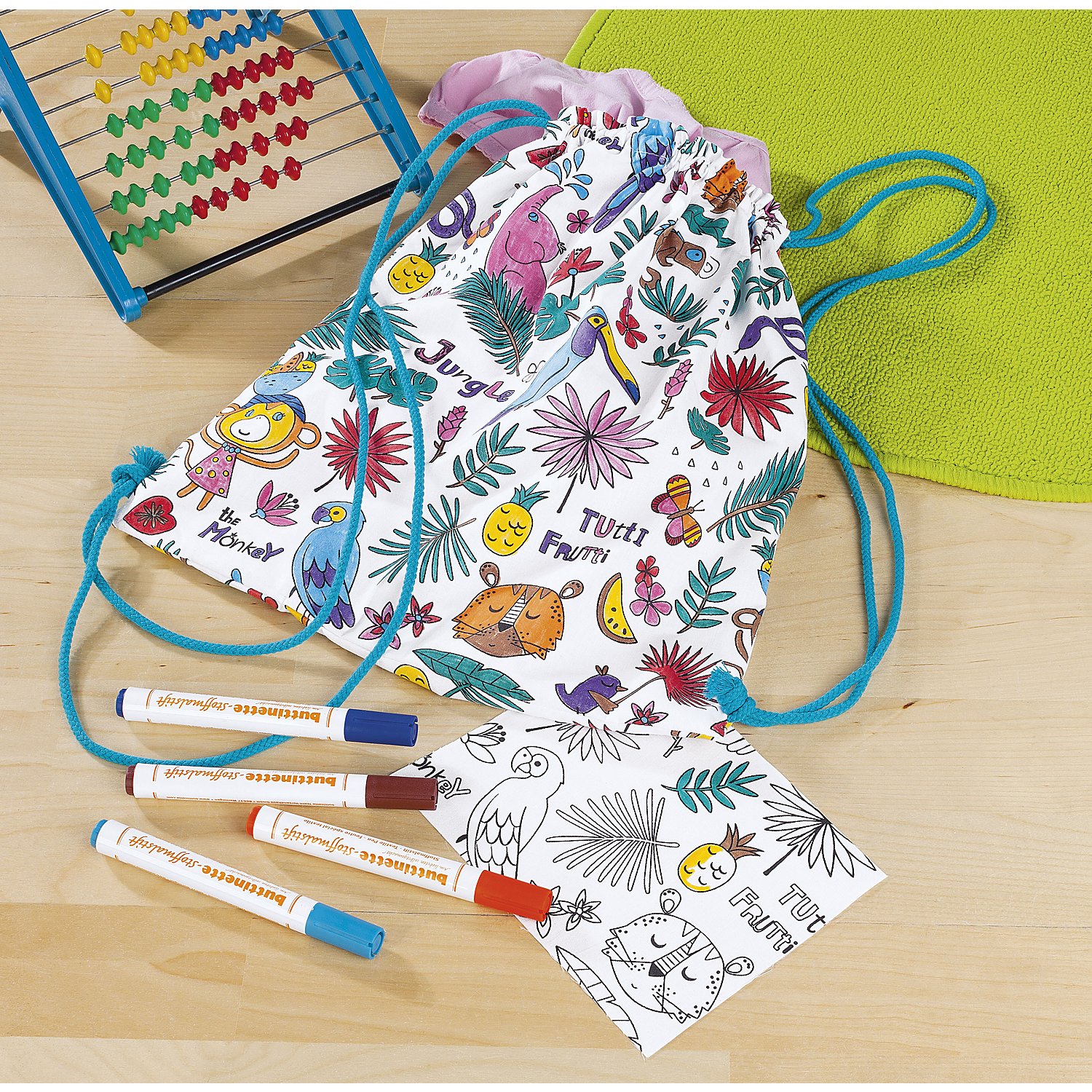 buttinette Stoffmalstifte-Set, 10 Stifte