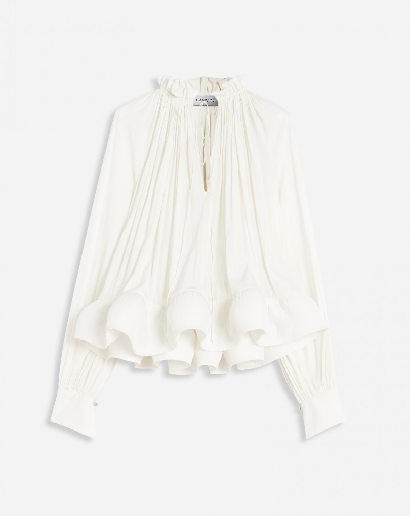 BLOUSE A MANCHES LONGUES