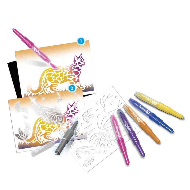Coffret d'activités Blopens Mes animaux à customiser Lansay