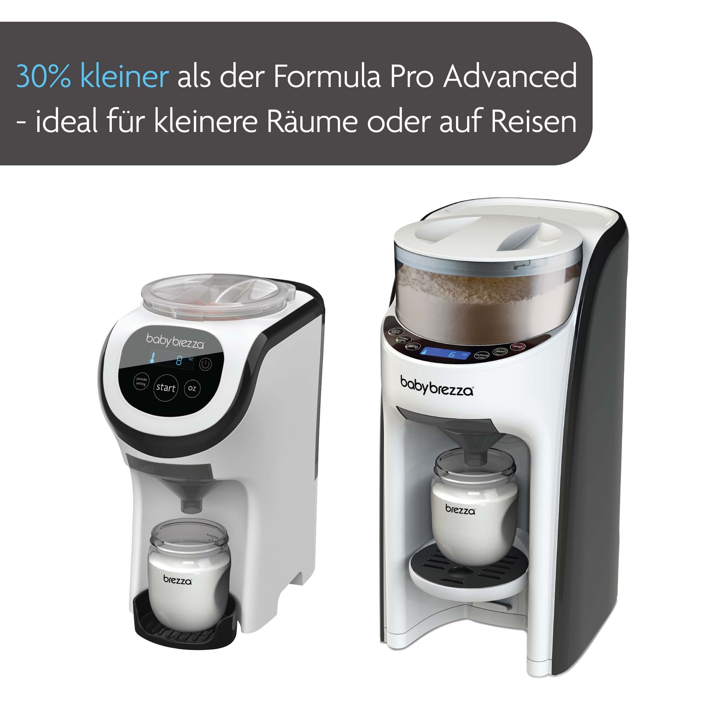 Baby Brezza Flaschenwärmer Formula Pro Mini: automatischer kompakter Flaschenzubereiter