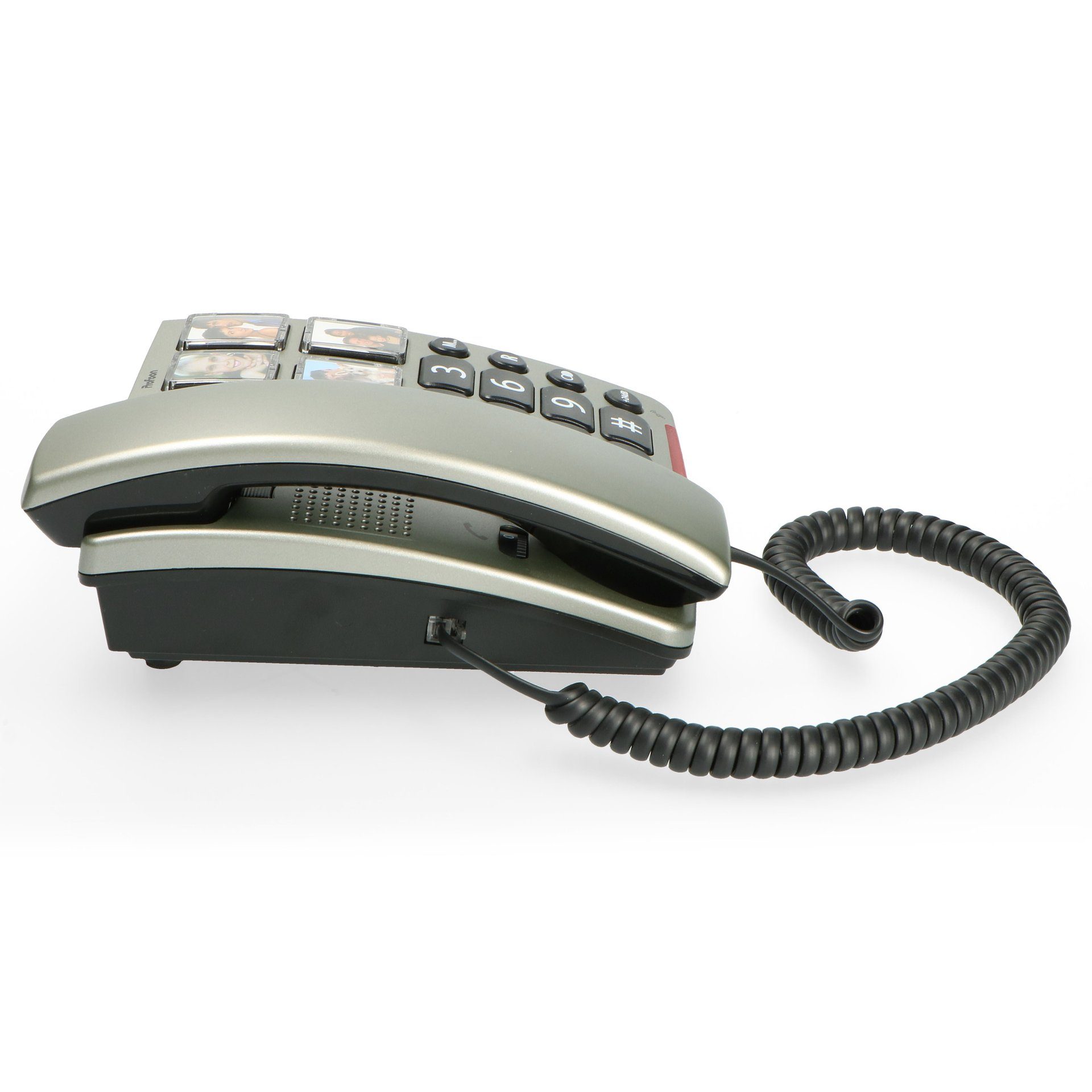 Profoon TX-560 - Schnurgebundenes Telefon mit großen Fototasten Kabelgebundenes Telefon