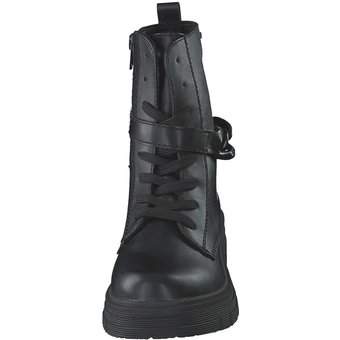 Barbarella Schnür Boots in schwarz