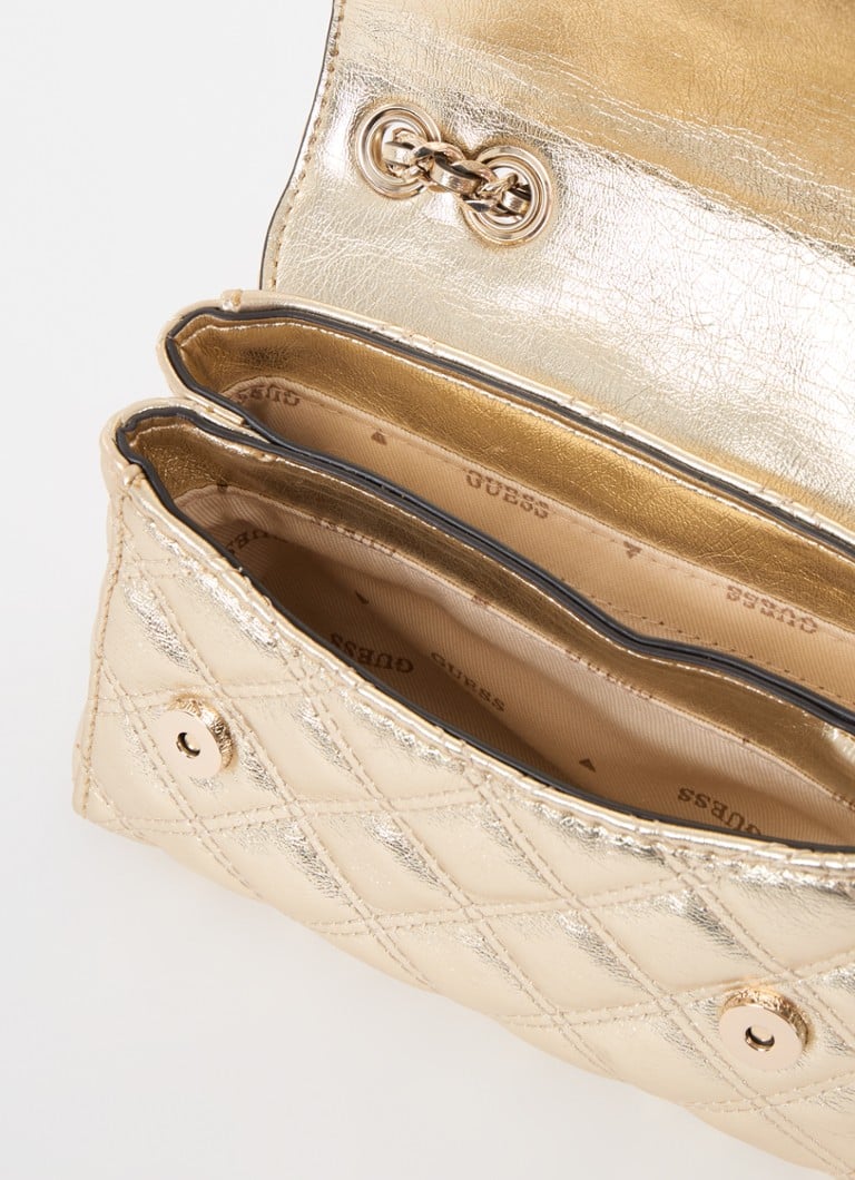 Mini borsa a tracolla GUESS Giully con finitura metallica