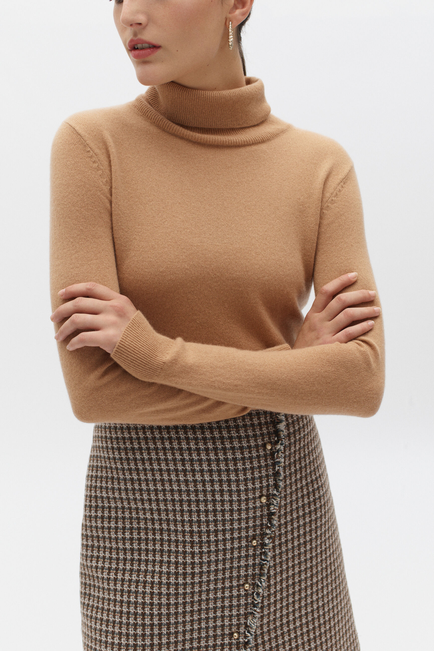 jupe marta taupe femme