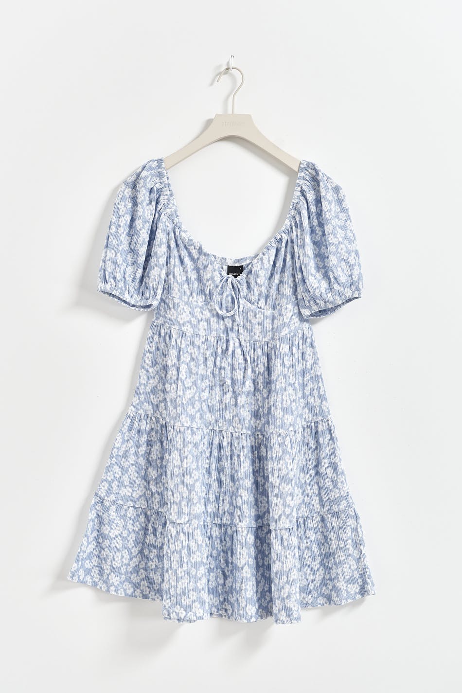 Puff sleeve mini dress