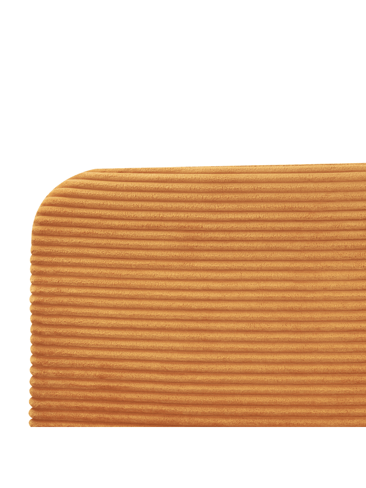 Beliani Doppelbett FLAYAT in Orange/Schwarz - (W) 193 x (H) 109 x (L) 215 cm günstig kaufen onesize